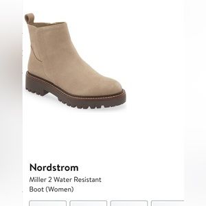 Nordstrom water resistant Chelsea boot